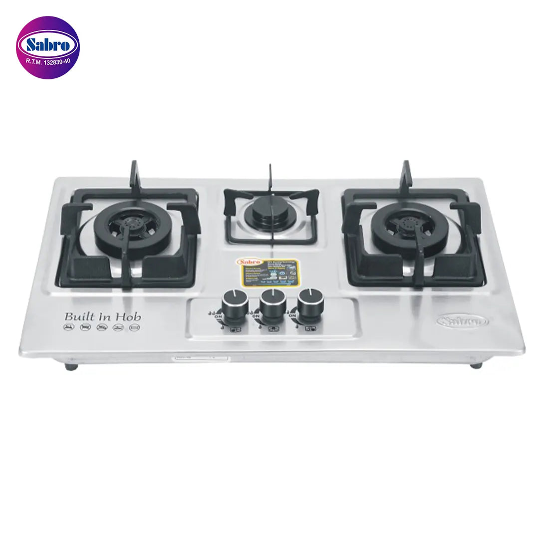 Steel Top 3 Burner Hob | Model 205