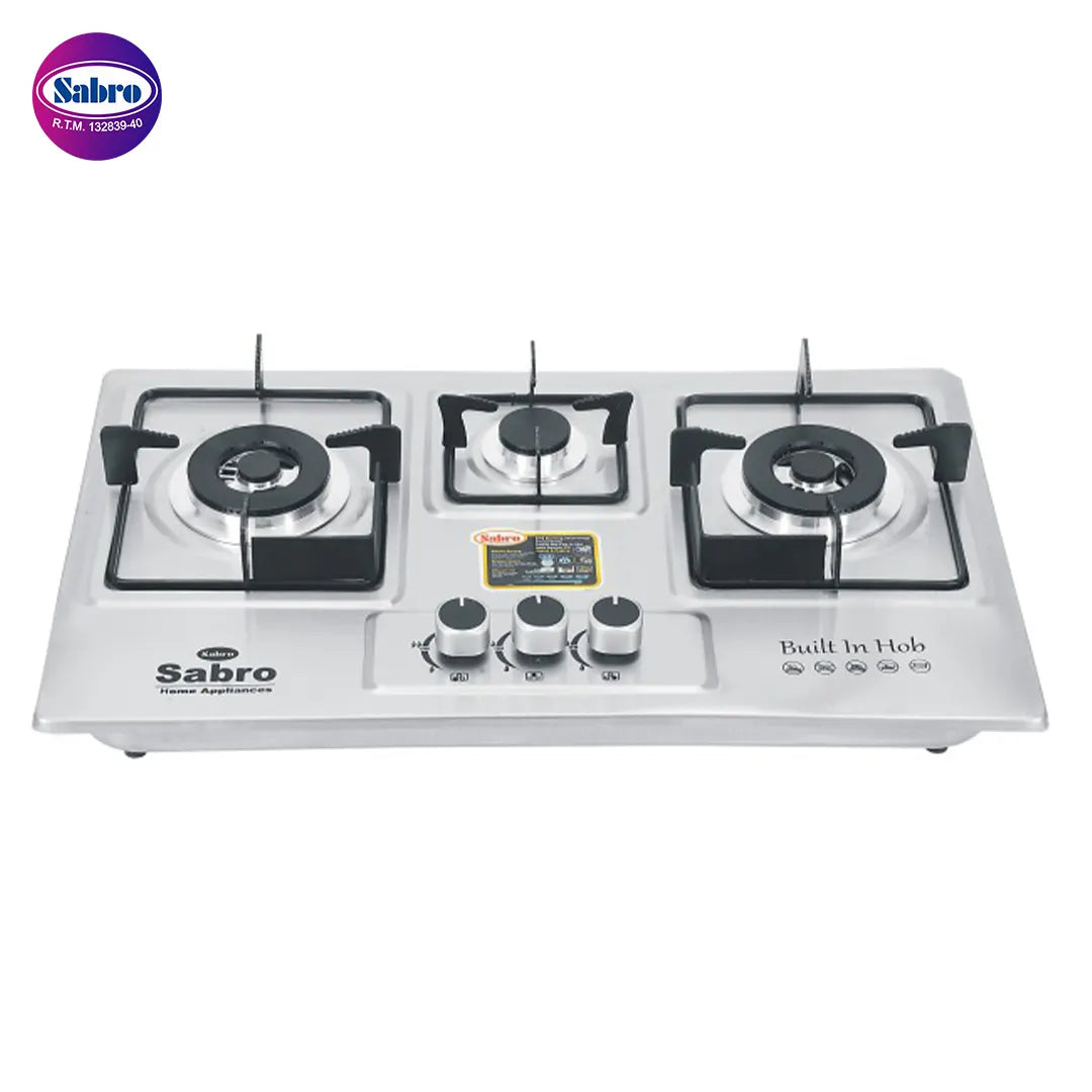 Steel Top 3 Burner Hob | Model 222